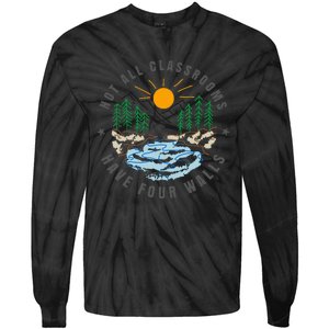 Back To School Not All Classrooms Have Four Walls Nature Tie-Dye Long Sleeve Shirt