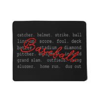 Baseball Team Sports Lover Team Mousepad