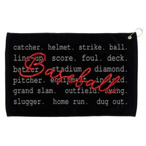 Baseball Team Sports Lover Team Grommeted Golf Towel