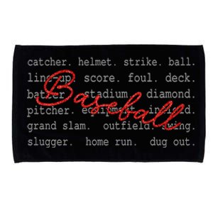 Baseball Team Sports Lover Team Microfiber Hand Towel