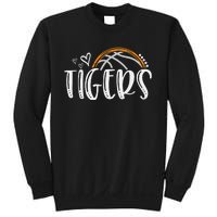 Basketball Tigers School Sports Fan Team Spirit Sweatshirt