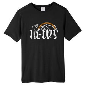 Basketball Tigers School Sports Fan Team Spirit Tall Fusion ChromaSoft Performance T-Shirt