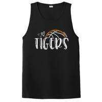 Basketball Tigers School Sports Fan Team Spirit PosiCharge Competitor Tank