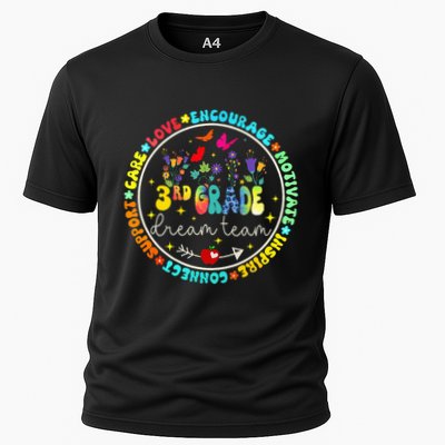 Back To School Third Grade Dream Team Teacher Flower Performance Shirt