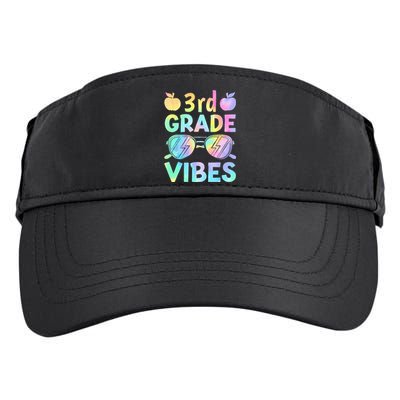 Back To School 3rd Grade Vibes First Day Of School Teachers Adult Drive Performance Visor