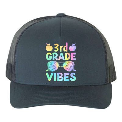 Back To School 3rd Grade Vibes First Day Of School Teachers Yupoong Adult 5-Panel Trucker Hat