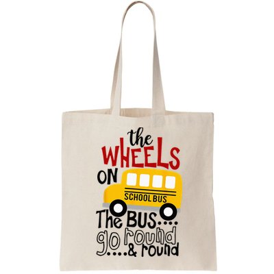 Back To School Funny The WHEELS On The BUS Kids Bag