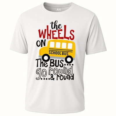 Back To School Funny The WHEELS On The BUS Kids Performance Shirt