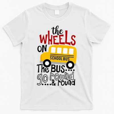 Back To School Funny The WHEELS On The BUS Kids T-Shirt