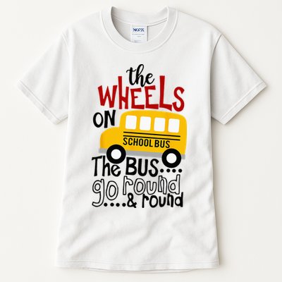 Back To School Funny The WHEELS On The BUS Kids Tall T-Shirt