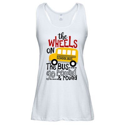 Back To School Funny The WHEELS On The BUS Kids Ladies Essential Flowy Tank