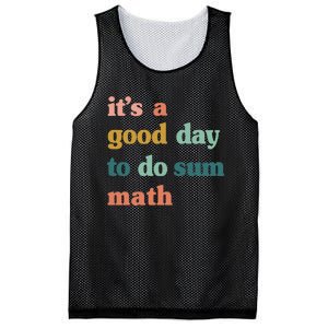 Back To School Its A Good Day To Do Math Teachers Mesh Reversible Basketball Jersey Tank