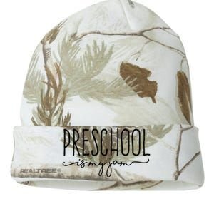 Back To School Preschool Is My Jam Pre K Teachers Student Kati Licensed 12" Camo Beanie