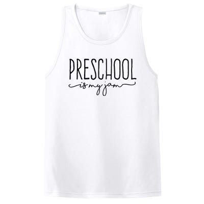 Back To School Preschool Is My Jam Pre K Teachers Student PosiCharge Competitor Tank