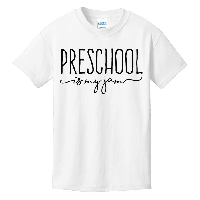 Back To School Preschool Is My Jam Pre K Teachers Student Kids T-Shirt