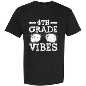 Back To School 4th Grade Vibes First Day Teacher Garment-Dyed Heavyweight T-Shirt