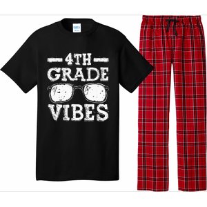 Back To School 4th Grade Vibes First Day Teacher Pajama Set