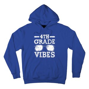 Back To School 4th Grade Vibes First Day Teacher Hoodie