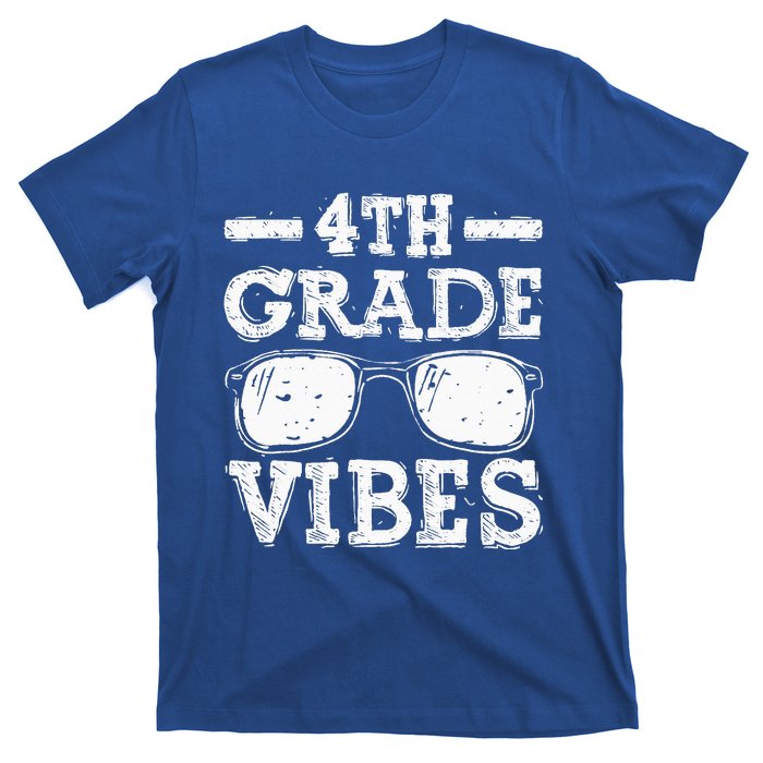 Back To School 4th Grade Vibes First Day Teacher T-Shirt