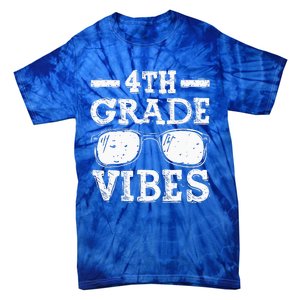 Back To School 4th Grade Vibes First Day Teacher Tie-Dye T-Shirt