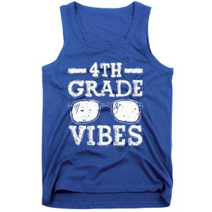 Back To School 4th Grade Vibes First Day Teacher Tank Top