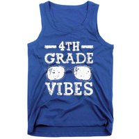 Back To School 4th Grade Vibes First Day Teacher Tank Top