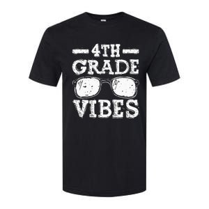 Back To School 4th Grade Vibes First Day Teacher Softstyle CVC T-Shirt