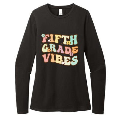 Back To School Fifth Grade Vibes Student Teacher Women Womens CVC Long Sleeve Shirt