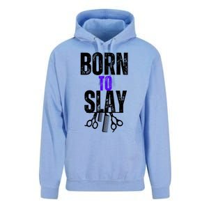 Born To Slay Hairdresser Hairstylist Unisex Surf Hoodie