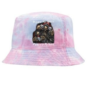 Born To Shit Forced To Wipe Tie-Dyed Bucket Hat