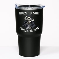 Born to Shit Forced to Wipe Born 2 Shit Forced 2 Wipe Tumbler
