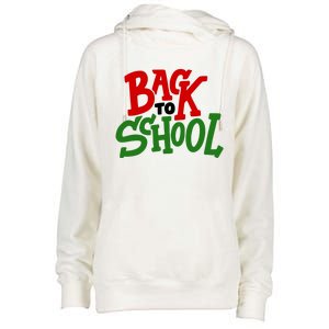 Back To School Holiday Cute Gift Womens Funnel Neck Pullover Hood