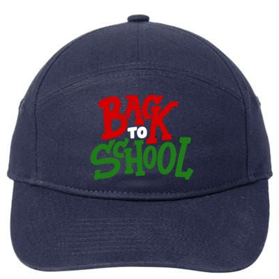 Back To School Holiday Cute Gift 7-Panel Snapback Hat