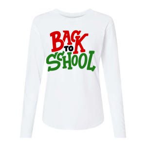 Back To School Holiday Cute Gift Womens Cotton Relaxed Long Sleeve T-Shirt