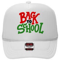 Back To School Holiday Cute Gift High Crown Mesh Back Trucker Hat