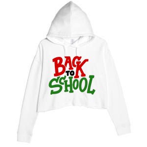 Back To School Holiday Cute Gift Crop Fleece Hoodie