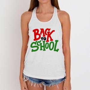 Back To School Holiday Cute Gift Women's Knotted Racerback Tank