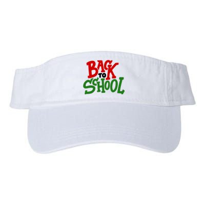 Back To School Holiday Cute Gift Valucap Bio-Washed Visor