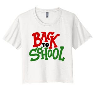 Back To School Holiday Cute Gift Women's Crop Top Tee