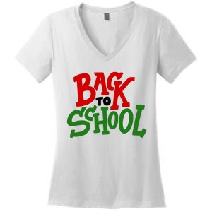 Back To School Holiday Cute Gift Women's V-Neck T-Shirt