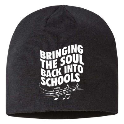 Bringing The Soul Back Into School Gmb Front & Back No White Outline Sustainable Beanie