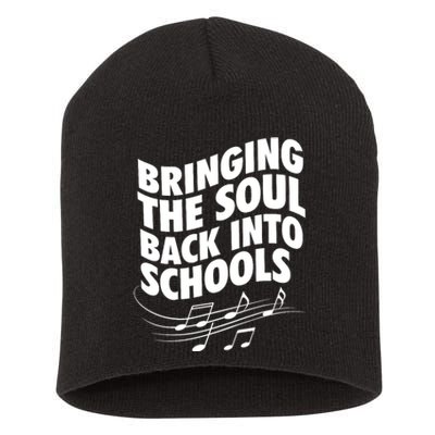 Bringing The Soul Back Into School Gmb Front & Back No White Outline Short Acrylic Beanie