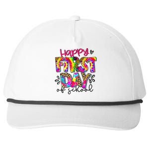 Back To School Teacher Student Happy First Day Of School Kids Snapback Five-Panel Rope Hat