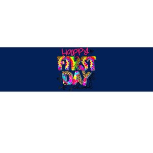 Back To School Teacher Student Happy First Day Of School Kids Bumper Sticker