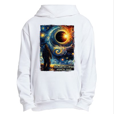 Bigfoot Total Solar Eclipse America Sasquatch Starry Night Urban Pullover Hoodie