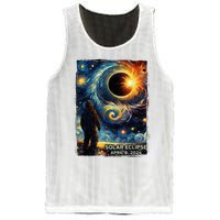 Bigfoot Total Solar Eclipse America Sasquatch Starry Night Mesh Reversible Basketball Jersey Tank