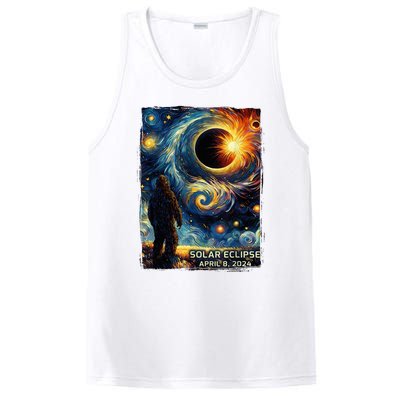 Bigfoot Total Solar Eclipse America Sasquatch Starry Night PosiCharge Competitor Tank