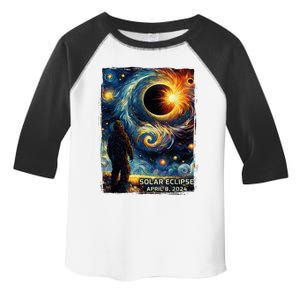 Bigfoot Total Solar Eclipse America Sasquatch Starry Night Toddler Fine Jersey T-Shirt