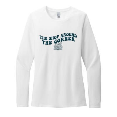 Bookish The Shop Around The Corner Bookworm Book Lover Womens CVC Long Sleeve Shirt