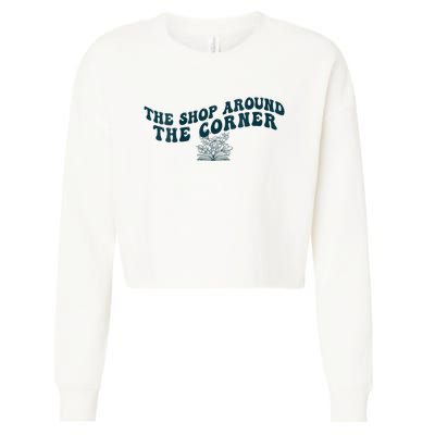 Bookish The Shop Around The Corner Bookworm Book Lover Cropped Pullover Crew